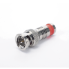 conector bnc macho en 75 ohm, montaje de compresión axial para cable coaxial rg 6/u, níquel/ oro/ teflón.