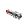 conector bnc macho en 75 ohm, montaje de compresión axial para cable coaxial rg 6/u, níquel/ oro/ teflón.