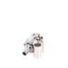 conector bnc macho en 75 ohm, de anillo plegable para rg 59/u, níquel/ oro/ teflón.