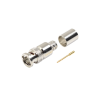 conector bnc macho de 75 ohm, anillo plegable, para cable 8238, rg 11/u, níquel/ oro/ teflón.