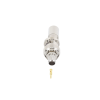 conector bnc macho de anillo plegable para cable belden 8281 tipo rg 59/u, níquel/ oro/ delrin.
