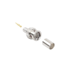 conector bnc macho de anillo plegable para cable belden 8281 tipo rg 59/u, níquel/ oro/ delrin.