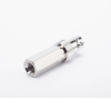 conector bnc hembra en 75 ohm, tipo roscable para cable coaxial rg 59/u, níquel/ plata/ delrin.