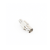 conector bnc hembra de 75 ohm, anillo plegable para cable rg 6/u, níquel/ oro/ teflón.