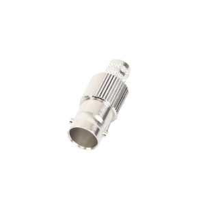 conector bnc hembra de 75 ohm, anillo plegable para cable rg 6/u, níquel/ oro/ teflón.