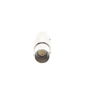 adaptador tipo barril para 75 ohm, de conector bnc hembra a bnc hembra, níquel/ oro/ teflón.