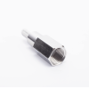 conector fme macho de anillo plegable para cable rg 58/u, niquel/ oro/ teflón.
