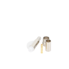 conector fme hembra de anillo plegable para cable rg 58/u, níquel/ oro/ teflón.