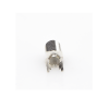conector f hembra para pcb de montaje vertical, níquel/ estaño/ polietileno.