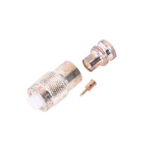 conector tnc macho para cable 1/4".