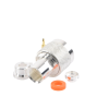 conector n macho de rosca para rg 58/u, rg 142/u, plata/ oro/ teflón.