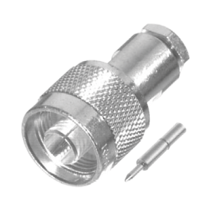 conector n macho de rosca para lmr 200, cables del grupo c2, plata/ oro/ teflón.