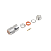 conector n macho de rosca para cables 9913, rflash 1113, 7810a, rg8/u sys, cnt 400, 8214, plata/oro/teflón.