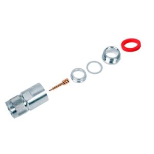 conector n macho de rosca para belden 7977a (rf 600), lmr 600, cnt 600.