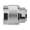 conector n macho, soldable directo en cable semi rígido de 0.085", cables el grupo sr1, níquel/ oro/ teflón.â€‹