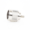 conector n macho de anillo plegable para cables coaxiales lp 142, lp 195, rg 58/u, rg 142/u, lmr 195, níquel/ oro/ teflón.â€‹