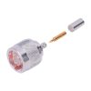 conector coaxial n macho de anillo plegable para cable rg 142/u, plata/ oro/ teflón.