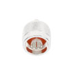 conector coaxial n macho de anillo plegable para cable rg 142/u, plata/ oro/ teflón.