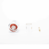 conector n macho de anillo plegable en cables con conductor central awg 11 ó 13 tipo rg 8/u (belden 8237), rg213/u (8267), rg214 (8268).