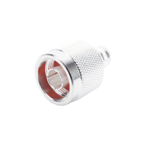 conector n macho de anillo plegable en cables con conductor central awg 11 ó 13 tipo rg 8/u (belden 8237), rg213/u (8267), rg214 (8268).