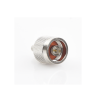 conector n macho, anillo plegable y pin cautivo para rg 8/x, 9258, lmr 240, níquel/ oro/ teflón.