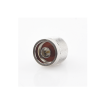 conector n macho, anillo plegable y pin cautivo para rg 8/x, 9258, lmr 240, níquel/ oro/ teflón.