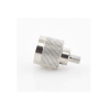 conector n macho, anillo plegable y pin cautivo para rg 8/x, 9258, lmr 240, níquel/ oro/ teflón.