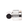 conector n macho en a/r de anillo plegable para cables lp 195, lp 142, rg 58/u, rg 142/u, niquel/ oro/ teflón.