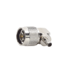 conector n macho en a/r de anillo plegable para cables rg 8/x, lmr 240, níquel/ oro/ teflón.