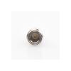 conector n hembra hermético, montaje frontal en 2d plano.
