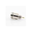 conector n hembra hermético, montaje frontal en 2d plano.