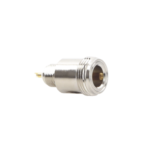 conector n hembra hermético, montaje frontal en 2d plano.