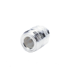 conector n hembra de anillo plegable para cables rg 58/u, níquel/ oro/ teflón.
