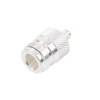 conector n hembra, de anillo plegable para cables lmr 240, rg 8/x, 9258, niquel/oro/teflón.