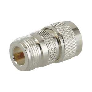 adaptador en línea de conector n hembra a uhf macho (pl 259), plata/ oro/ teflón.
