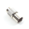 conector tnc macho de rosca para cables rg 8/x, lmr 240, níquel/ oro/ teflón.