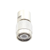 conector tnc macho de rosca para cables rg 8/x, lmr 240, níquel/ oro/ teflón.