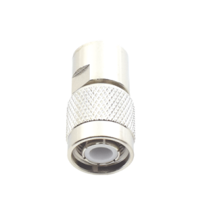 conector tnc macho de rosca para cables rg 8/x, lmr 240, níquel/ oro/ teflón.