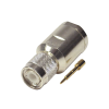 conector tnc macho de rosca en 50 ohm para cable lmr 400, 9913, 8214, cnt 400, rg8/u sys, rflash 1113, plata/ oro/ teflón.