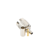 conector tnc macho de anillo plegable para cables rg 58/u, lmr 195, níquel/ oro/ delrin.