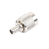 conector tnc macho de anillo plegable para cables lmr 240, rg 8/x, 9258, niquel/oro/delrin.