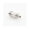 conector tnc hembra de anillo plegable para cables rg 58/u, rg 142/u, niquel /oro /delrin.