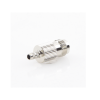 conector tnc hembra de anillo plegable para cables rg 58/u, rg 142/u, niquel /oro /delrin.