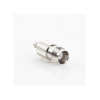 conector tnc hembra de anillo plegable para cables rg 58/u, rg 142/u, niquel /oro /delrin.
