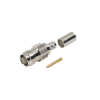 conector tnc hembra de anillo plegable para cables rg 8/x, lmr 240, grupo x, níquel/ oro/ delrin.
