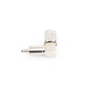 conector tnc macho en Ángulo recto para cable rg 58/u, lmr 195 níquel/ oro/ teflón.â€‹