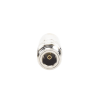 adaptador en línea de conector tnc macho a n hembra, níquel/ oro/ teflón.