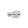 adaptador en línea de conector tnc hembra a uhf macho (pl 259), níquel/ oro/ teflón.