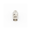 adaptador en línea, de conector tnc hembra a fme hembra, niple europeo, níquel/ oro/ teflón.
