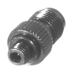 adaptador de conector tnc hembra a nec p3, p4, cel. p110 cromo negro/ oro/ teflón.â€‹